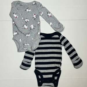 Carter's Baby Boys 2-Pack Bodysuits Size Newborn
